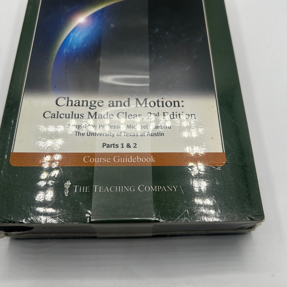 The Great Courses Change and Motion Calculus Made Clear 2nd Ed Parts 1 & 2 DVD